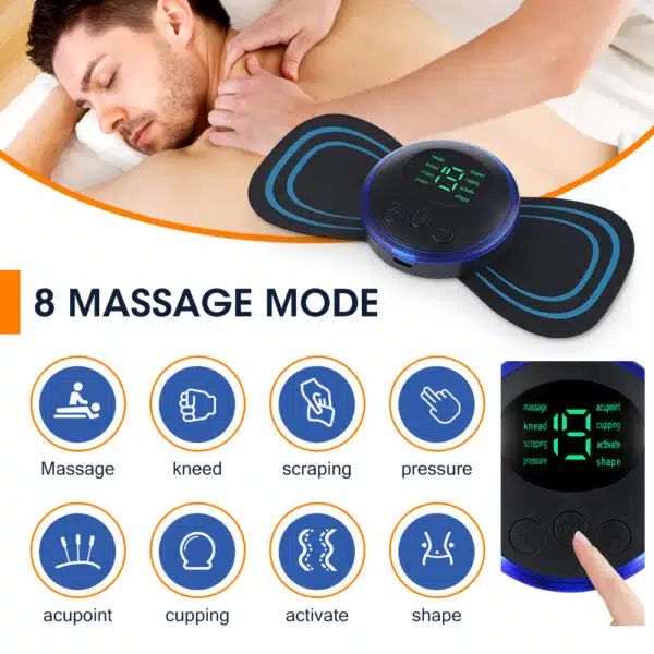 Massageador e relaxante muscular adesivo elétrico-ID022 - Image 7