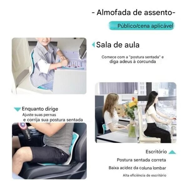 Assento Corretor Postural apoiador de lombar-ID044 - Image 2